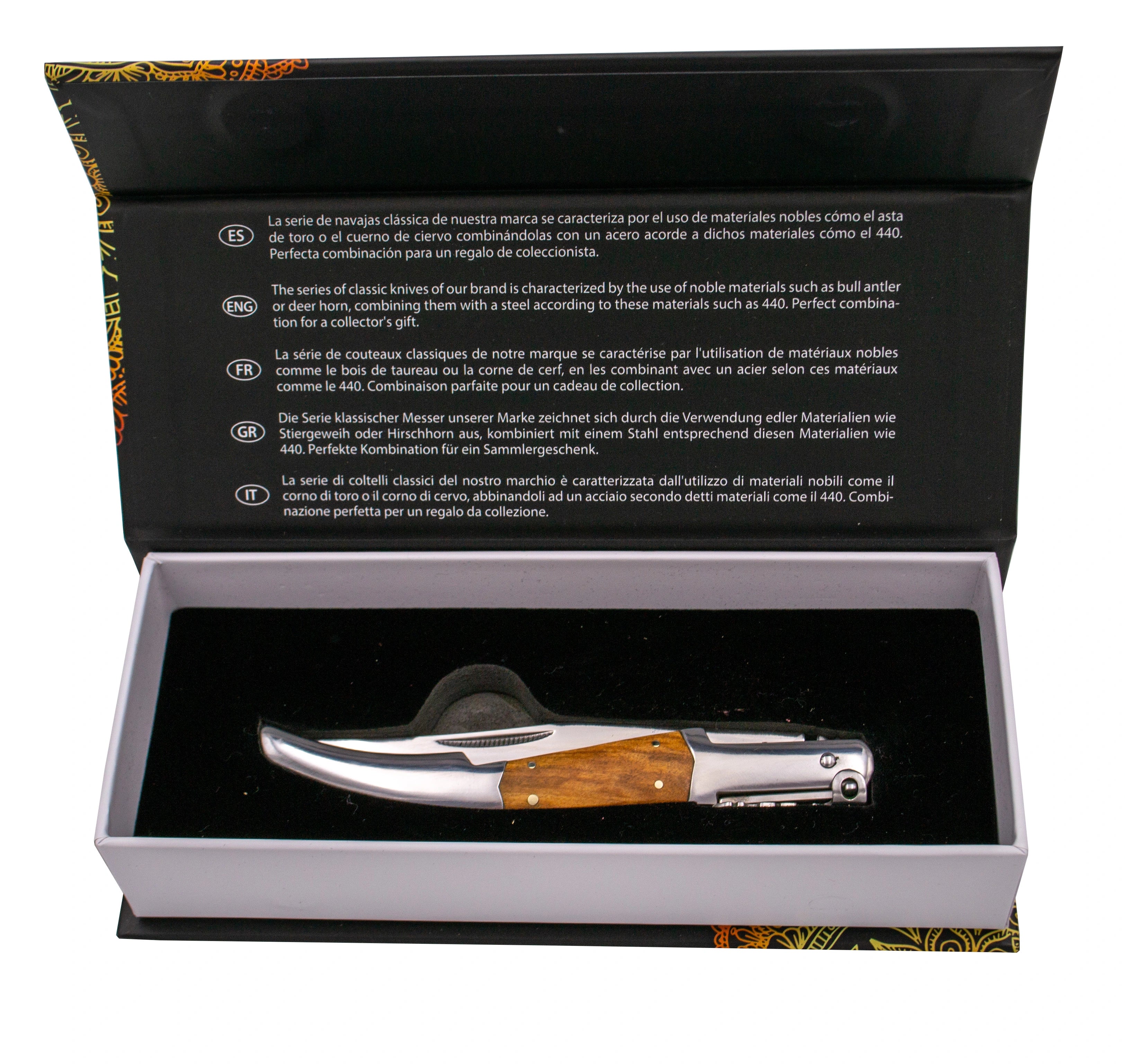 Imagen de Navaja de Carraca Third N50O - Serie Ámbar parte de nuestra colección en Espadas y más, sitio oficial.