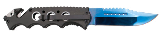 Imagen de Navaja Third N88A mango de aluminio negro con ... TH--N88A parte de nuestra colección en Espadas y más, sitio oficial.