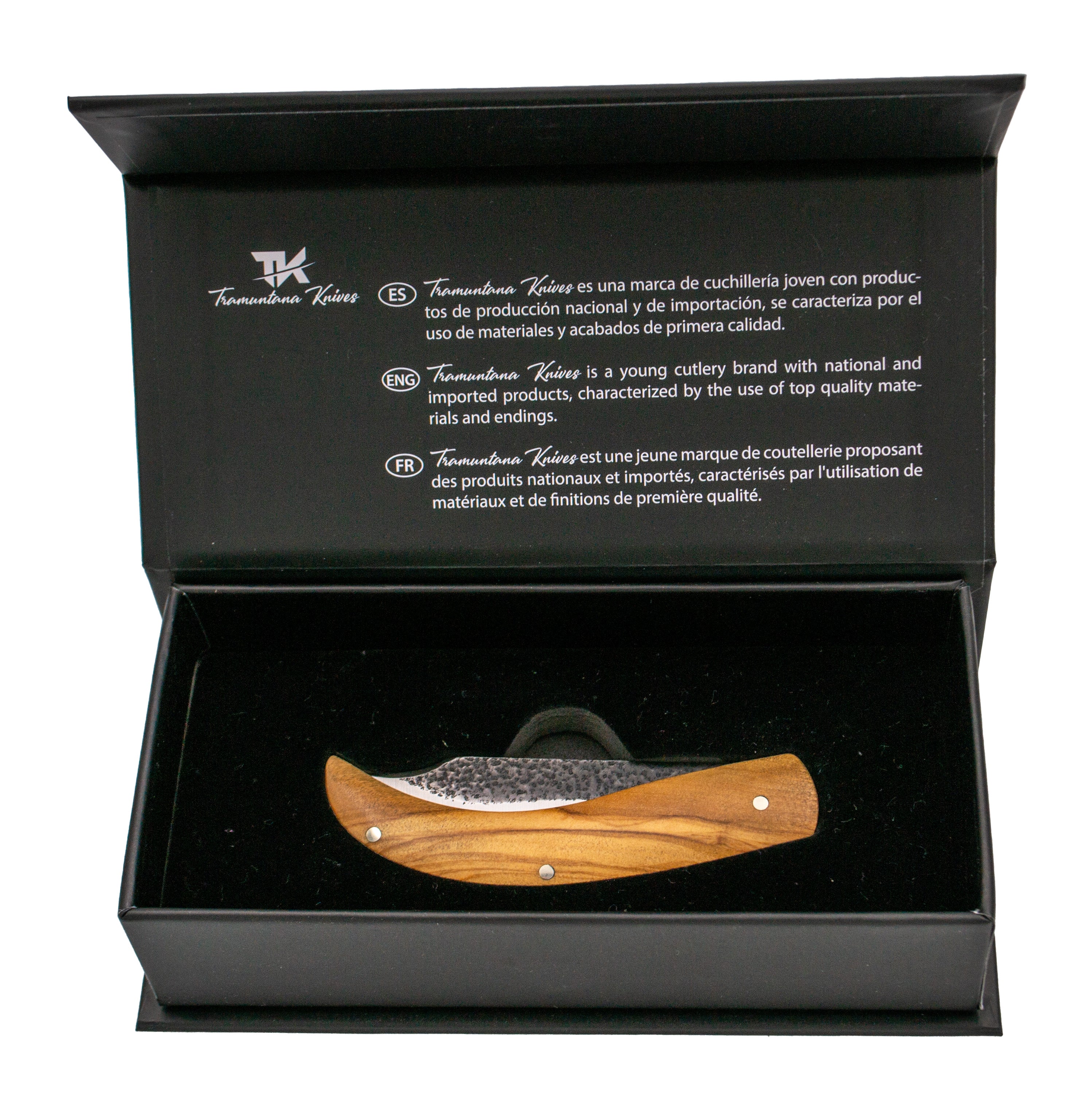 Navaja Rústica Tramuntana N91o Madera De Olivo