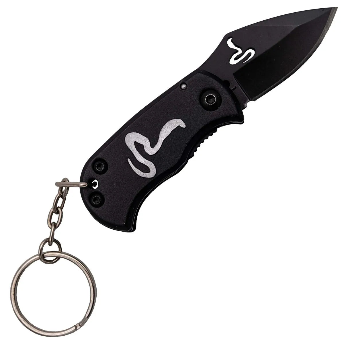 Navaja Llavero Third Negra con Cobra Láser