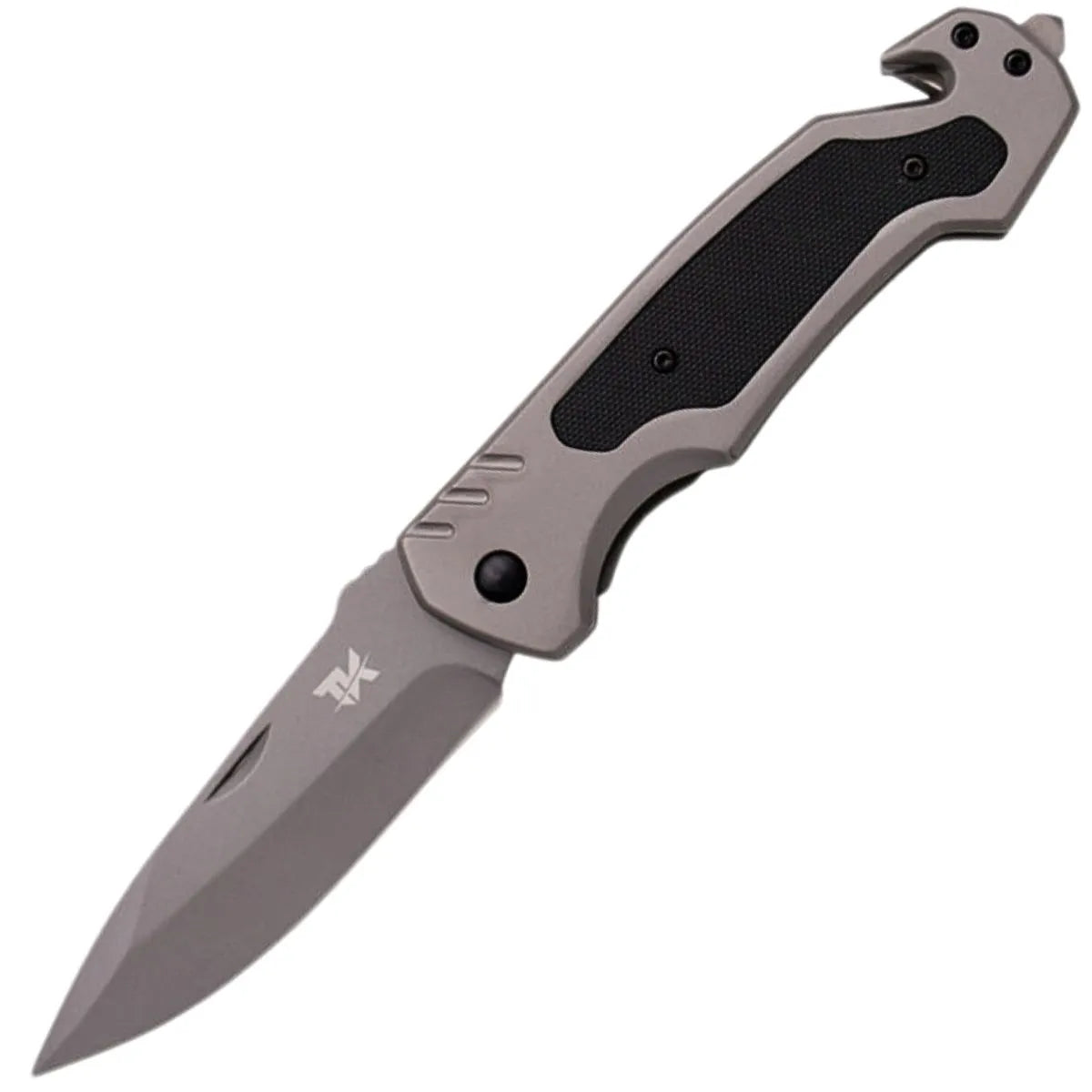 Navaja Rescate Tramuntana Acero inoxidable Titanio G10 Negro