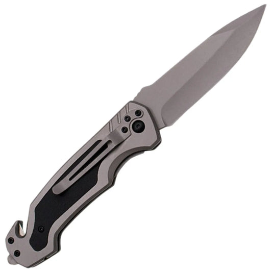 Navaja Rescate Tramuntana Acero inoxidable Titanio G10 Negro