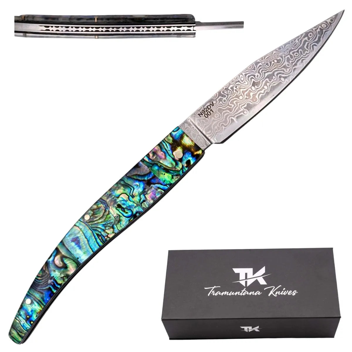 Navaja Tramuntana Punta de Damasco y Mango de Abulón