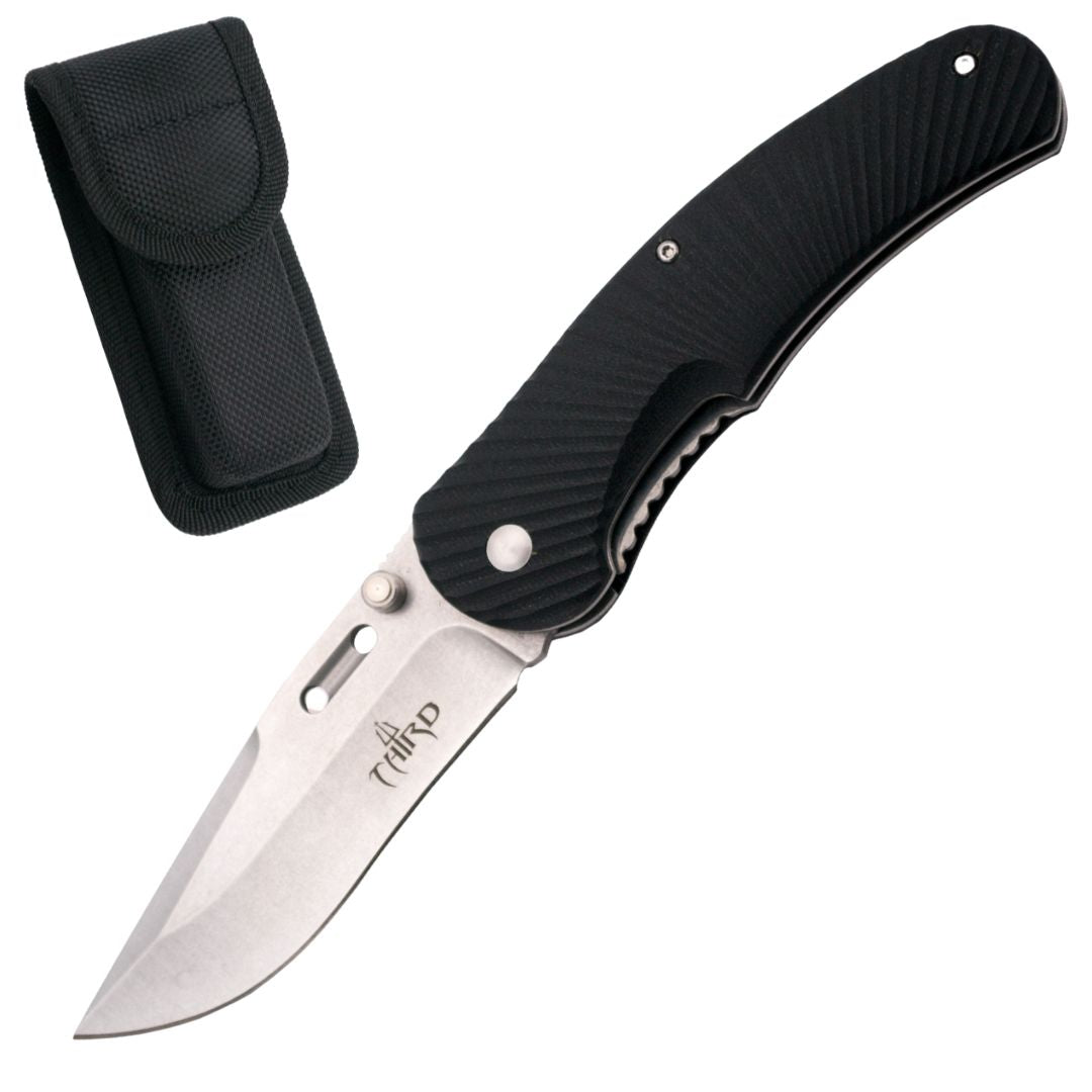 Navaja clásica G10 negra 10477N