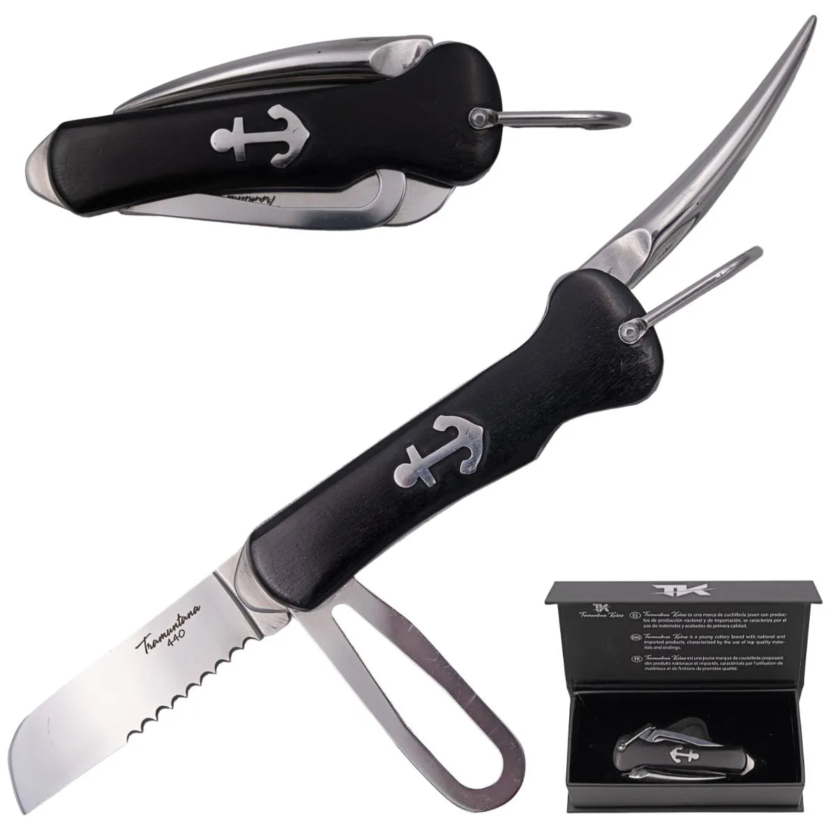 Navaja de Contramaestre Tramuntana con Mango de Ébano