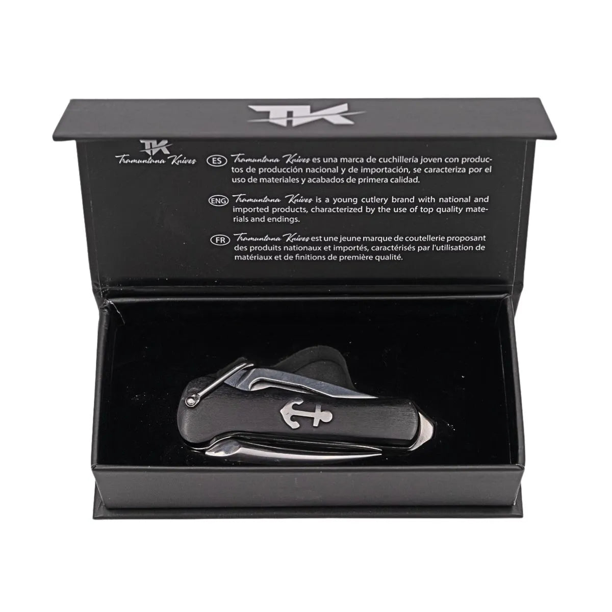 Navaja de Contramaestre Tramuntana con Mango de Ébano