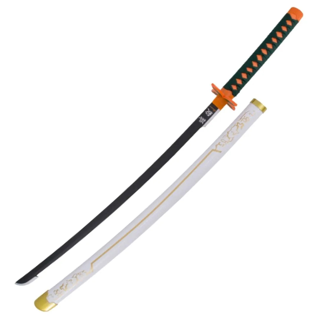 Pack Almas de Acero con 3 Katanas de Bambú Kimetsu No Yaiba y Expositor - Espadas y Más.