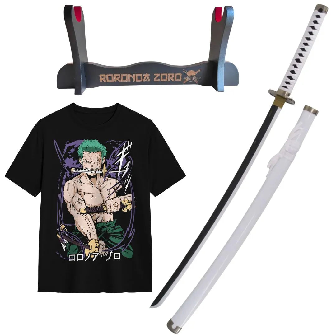 Pack Katana de Zoro + Katanero + Caminseta Zoro de Regalo