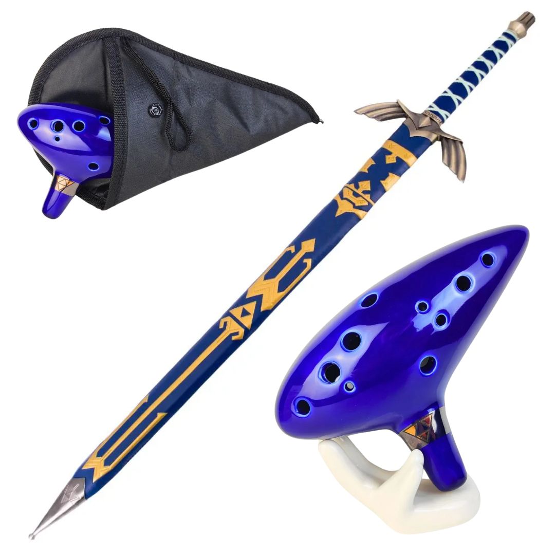 Imagen de Pack Zelda: Ocarina del Tiempo + Espada Maestra parte de nuestra colección en Espadas y más, sitio oficial.