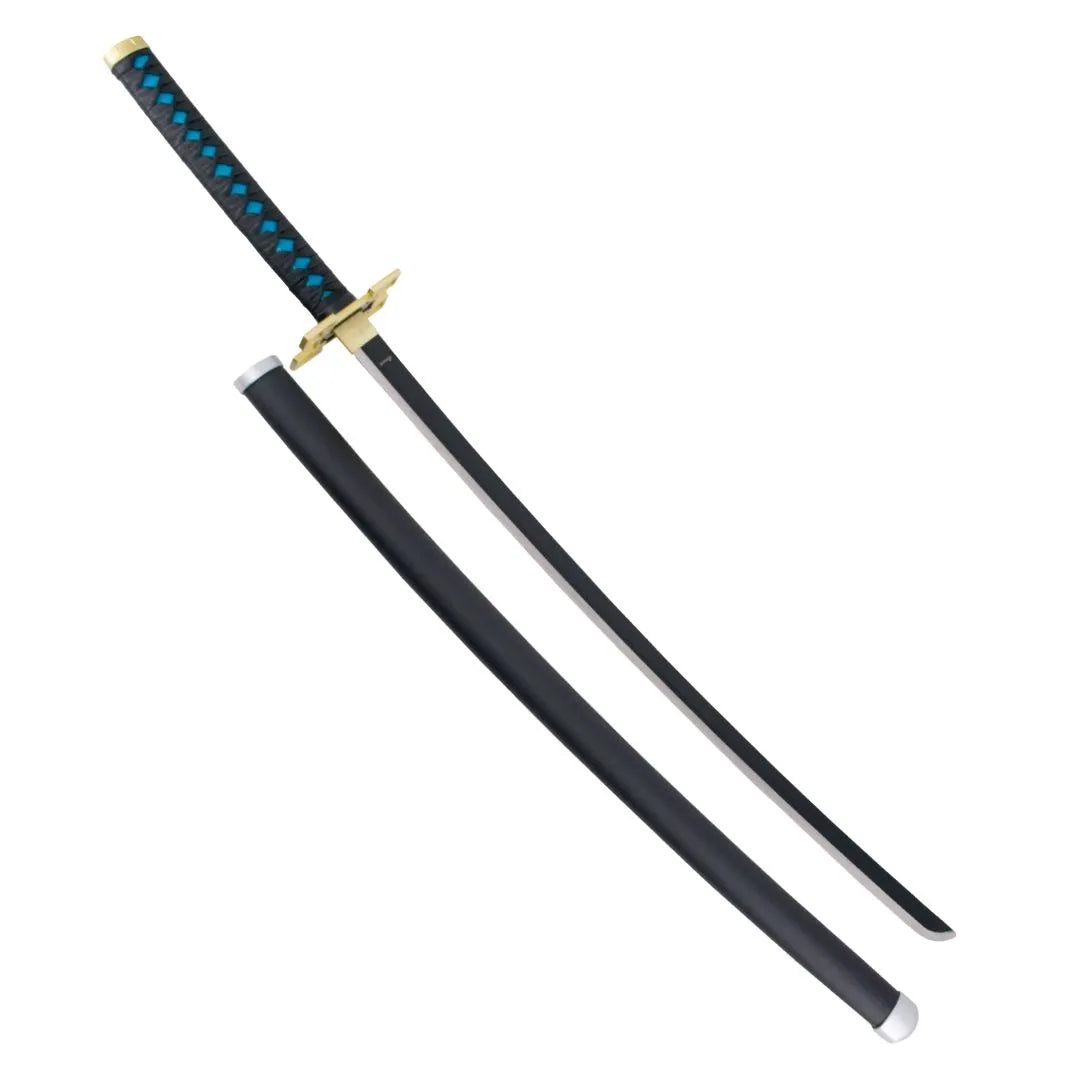 Pack Pilares del Honor con 3 Katanas de Acero Kimetsu No Yaiba y Expositor