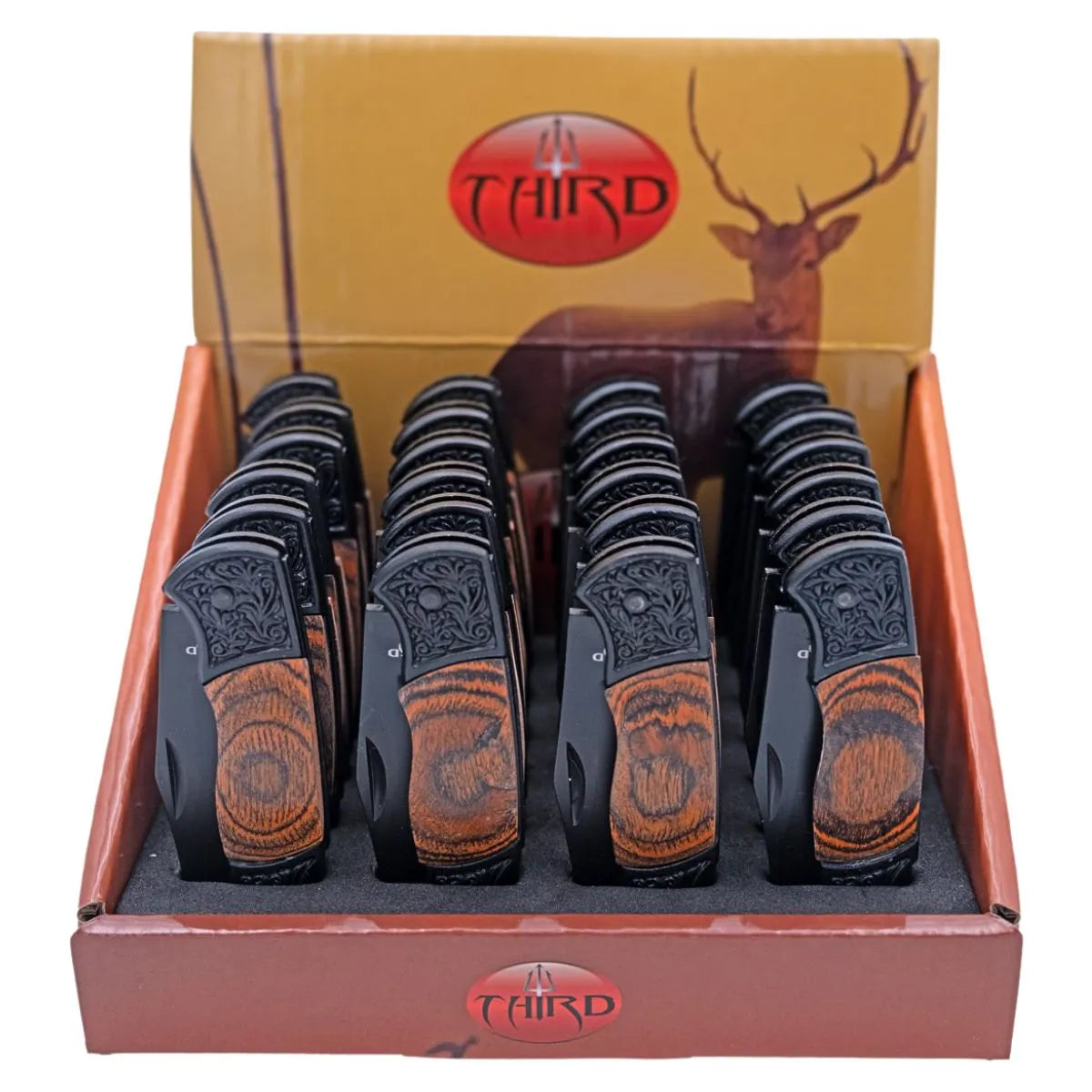 Pack de 24 Navajas Third con Hoja Negra 5.6 cm - estamina