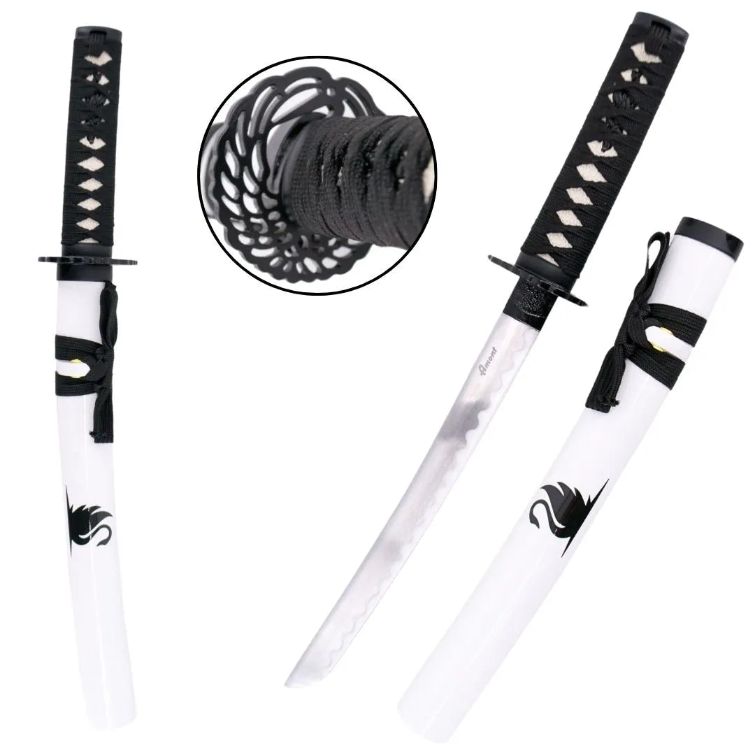 Pack de Katanas de Acero Cisne Negro con Expositor