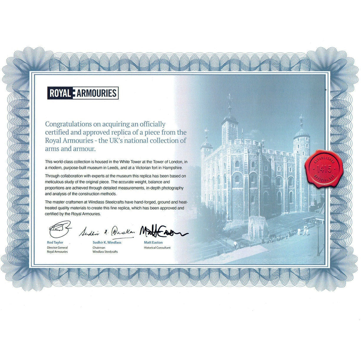 Arsenais Reais Falchion Ingleses do Século XV