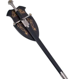 Imagen de Espada Anduril con expositor y vaina S0202 parte de nuestra colección en Espadas y más, sitio oficial.