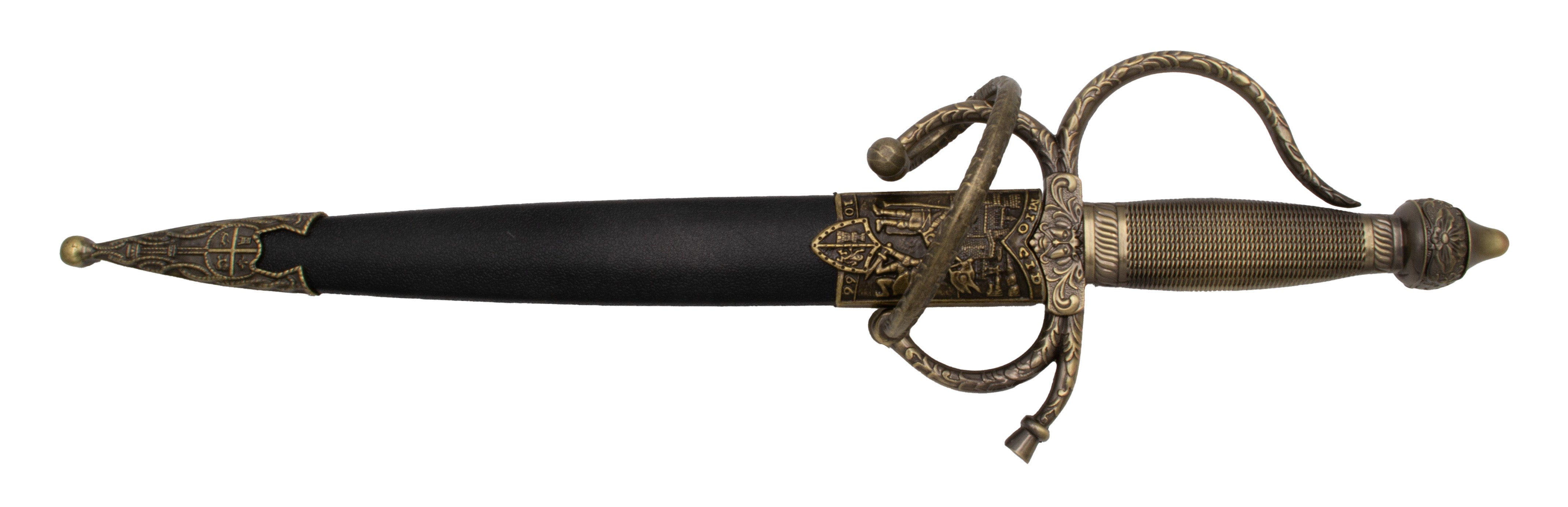 El Cid's Colada Dagger with Sheath and Bronze Details S0329B