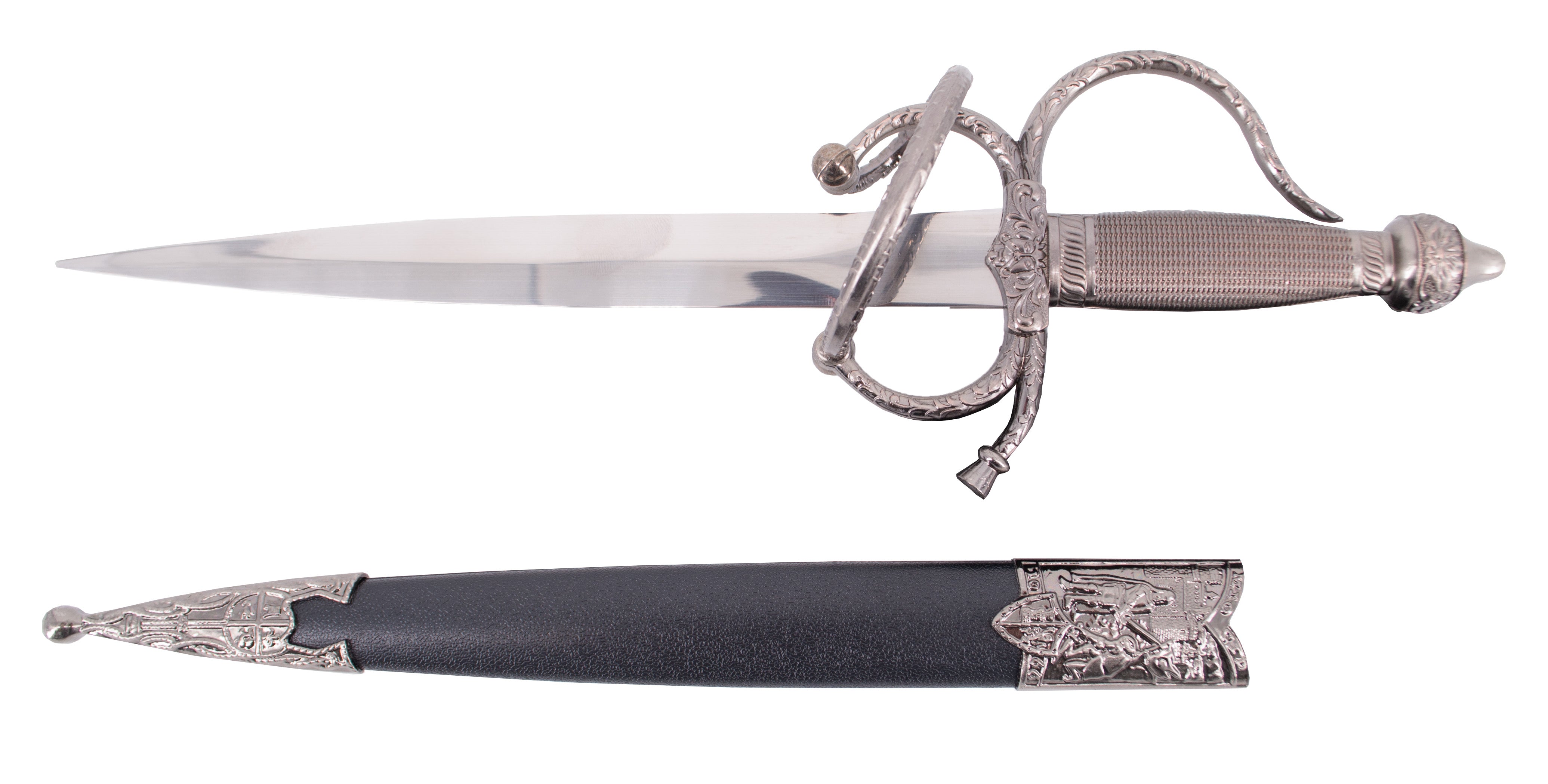El Cid's Colada Dagger with Sheath and Nickel Details S0329N