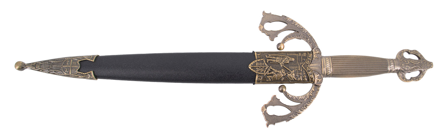 Tizona del Cid S0330B Dagger with Sheath and Bronze Details
