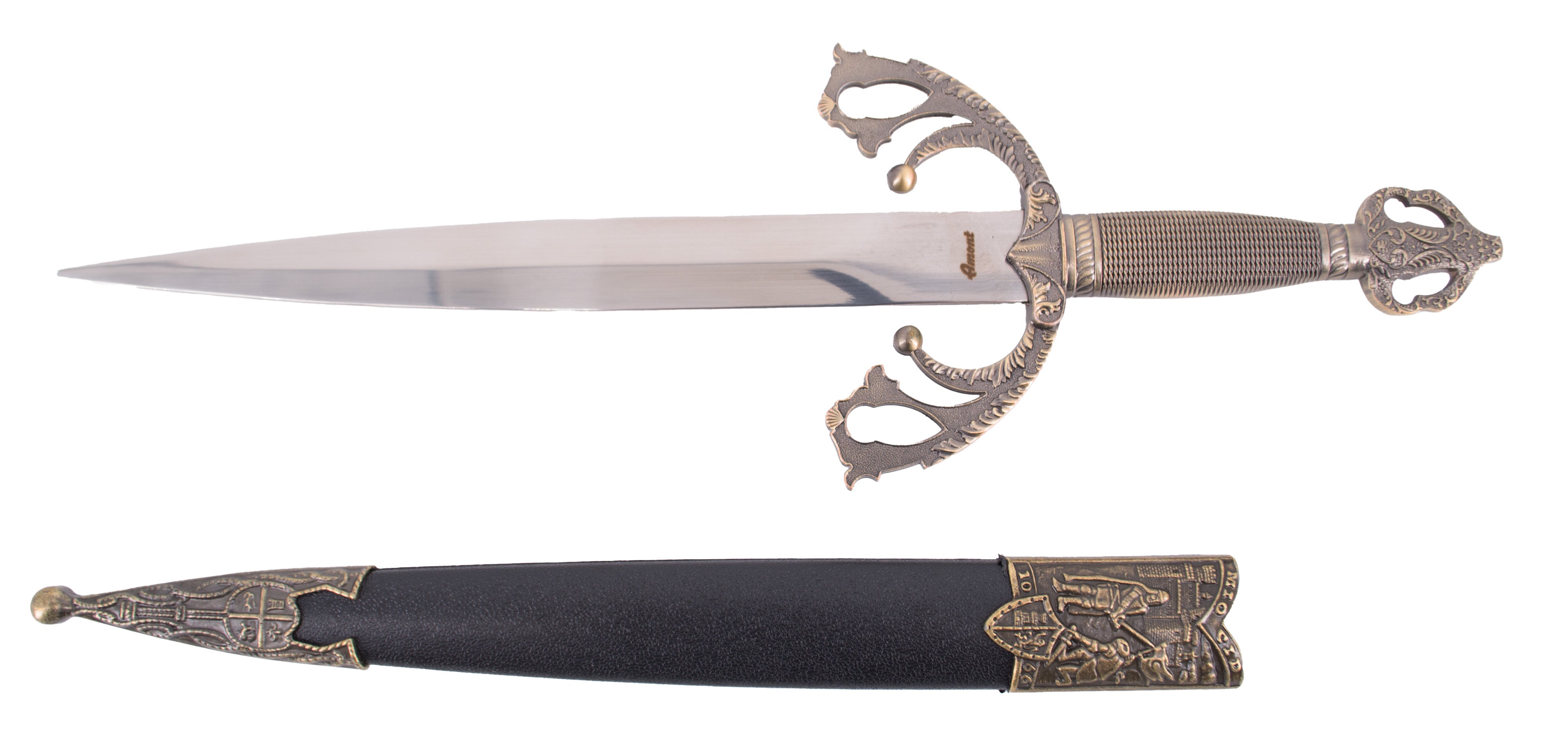 Tizona del Cid S0330B Dagger with Sheath and Bronze Details