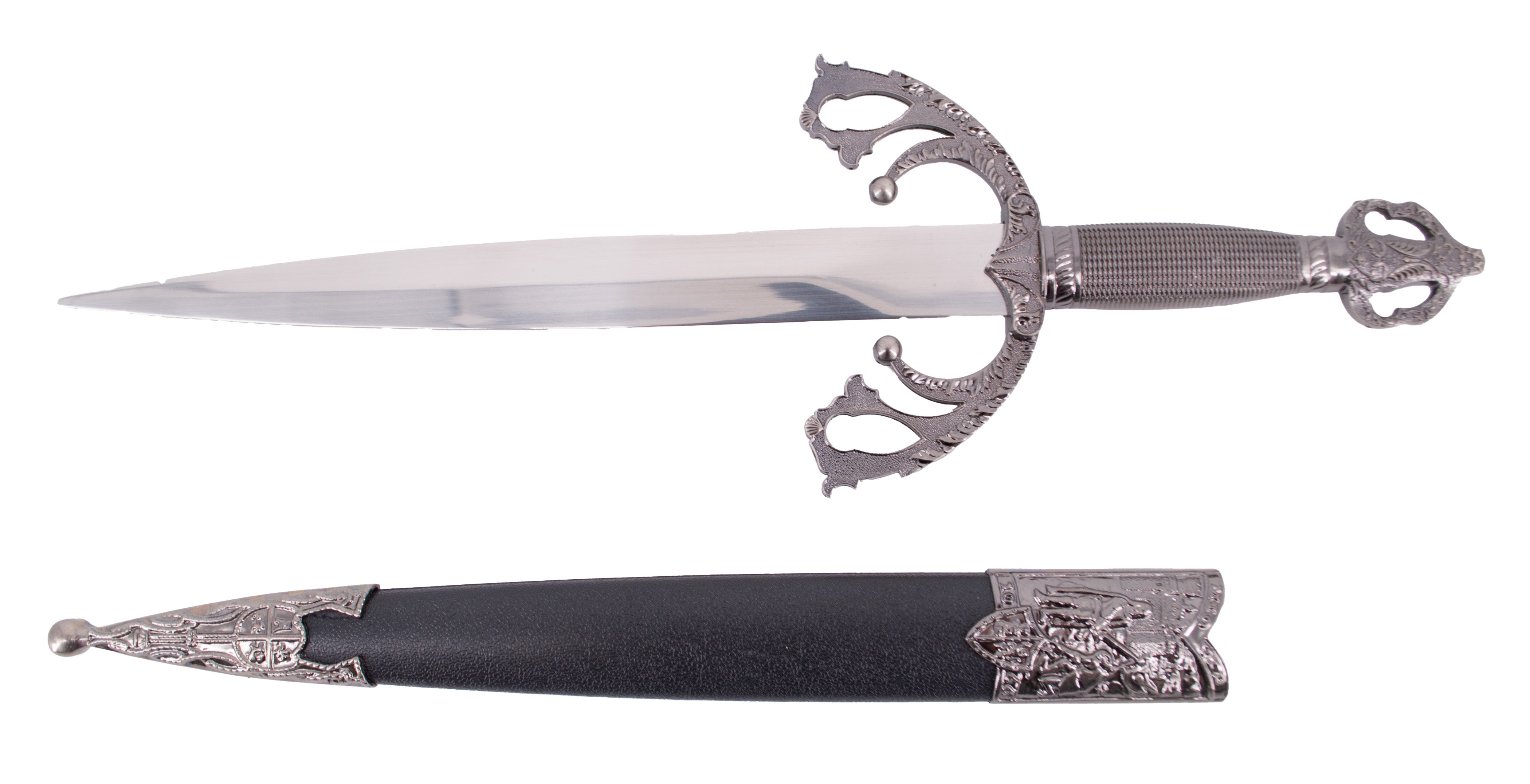 Daga Tizona del Cid S0330N con Funda y Detalles en Niquel