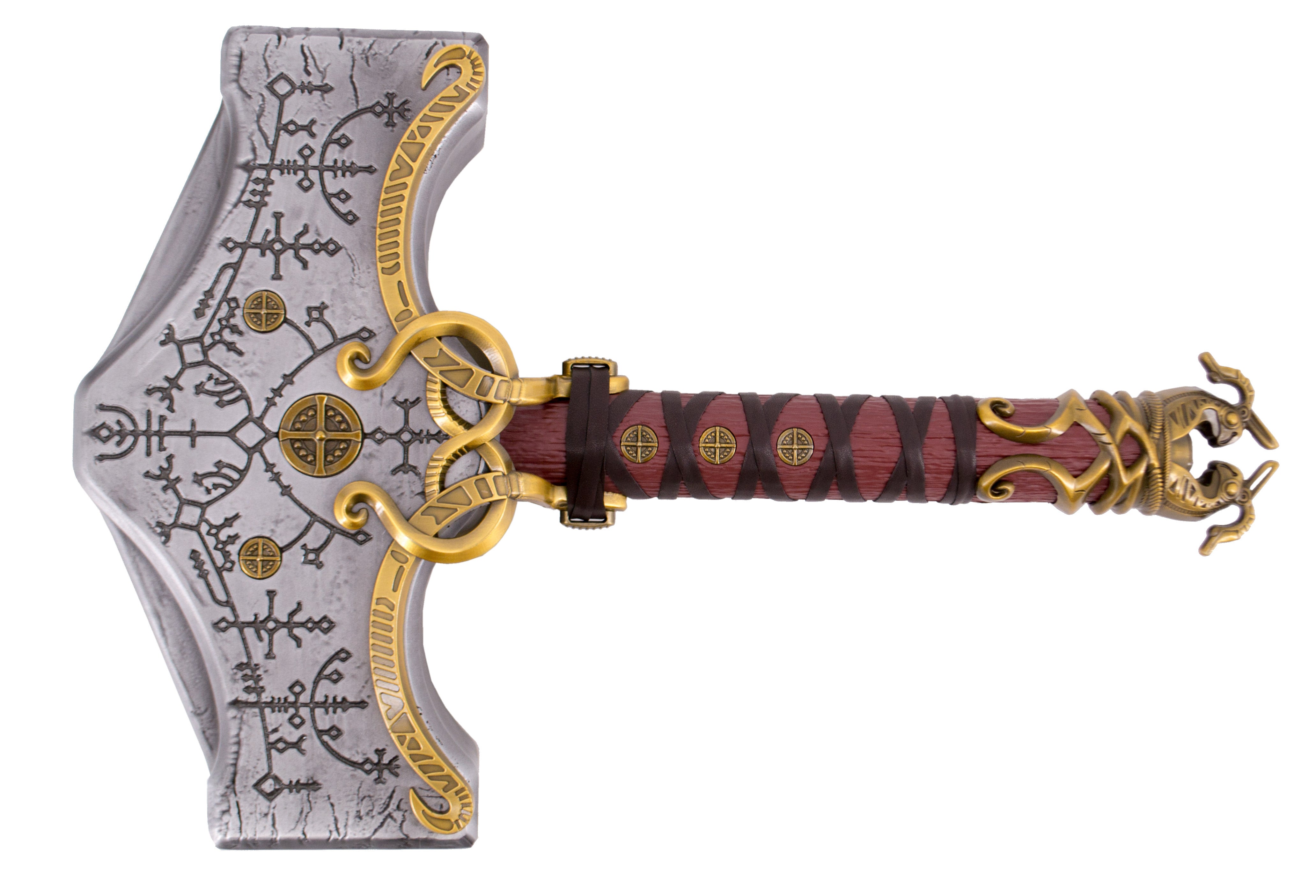 Imagen de Martillo de Thor God of War Réplica con Soporte - Ref. S0341 parte de nuestra colección en Espadas y más, sitio oficial.