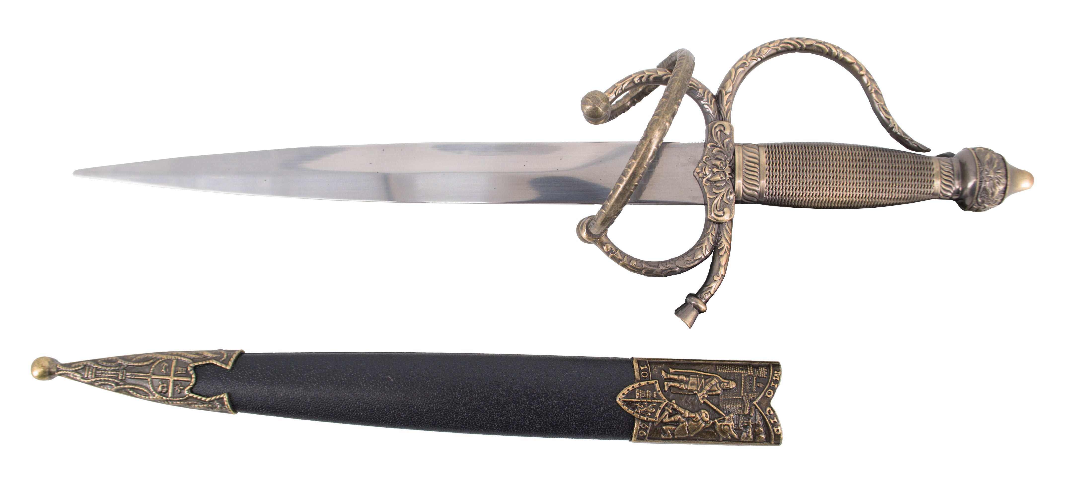 El Cid's Colada Dagger with Sheath and Bronze Details S0329B