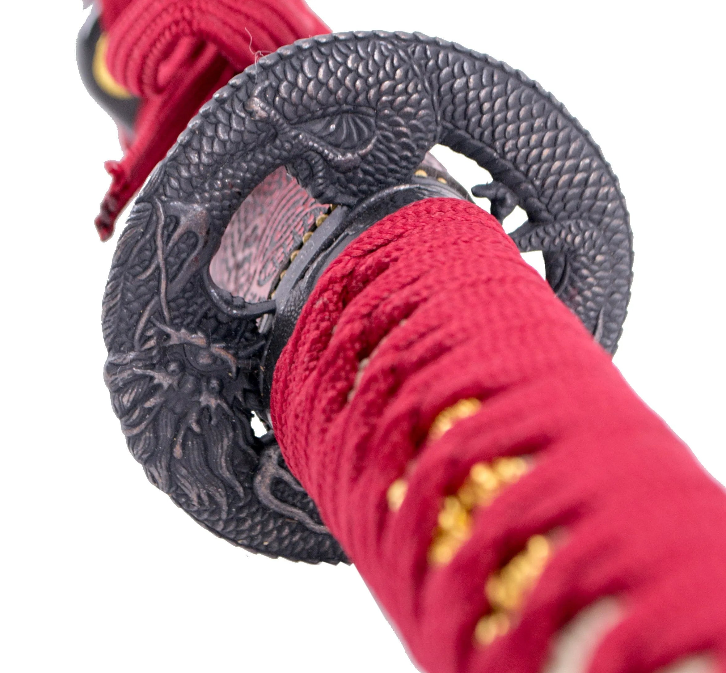 Imagen de Katana funcional afilada roja s6037 parte de nuestra colección en Espadas y más, sitio oficial.