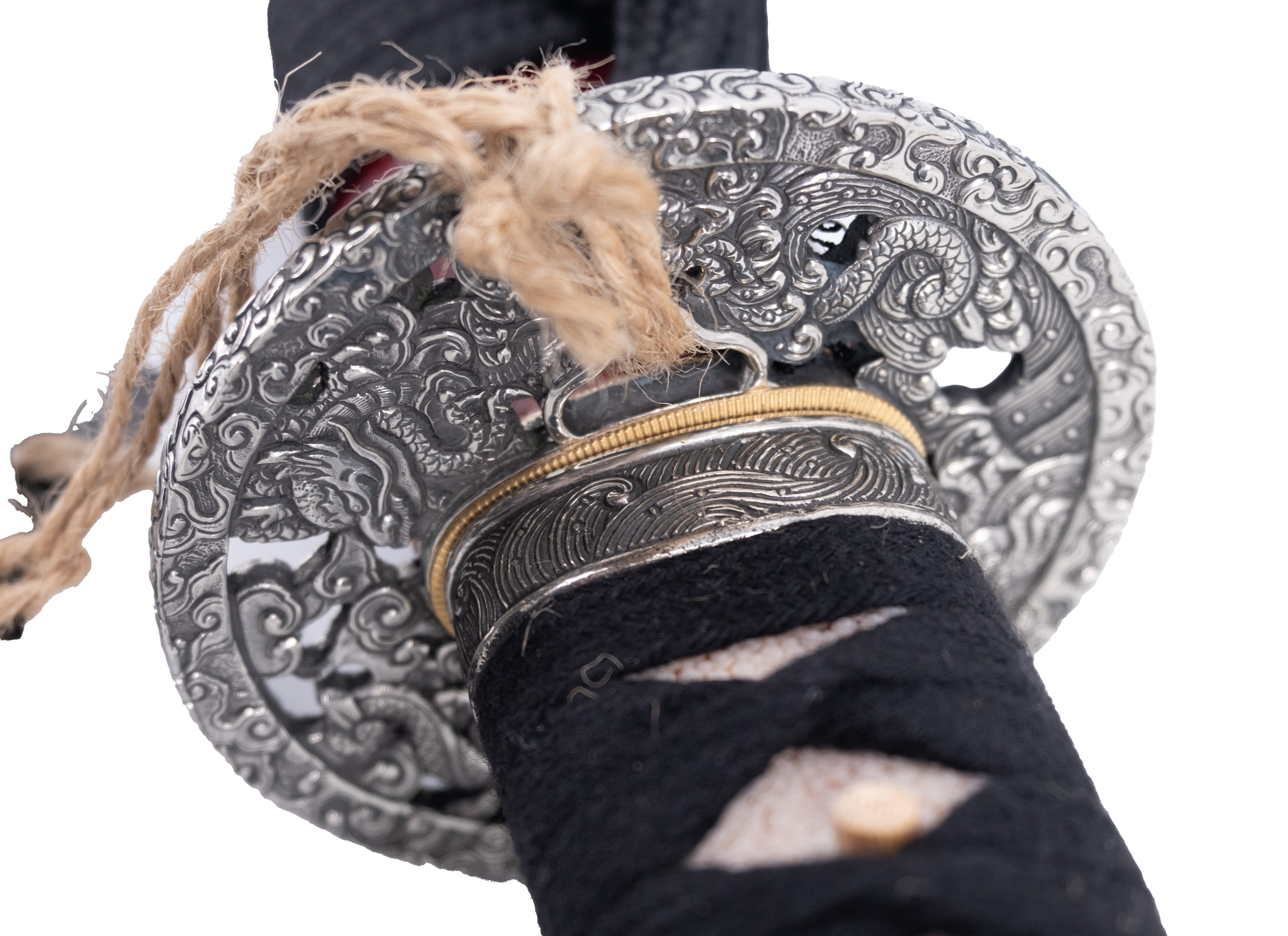 Katana Funcional KURO KAMI Ryûjin – Acero Damasco - Yami / Homura