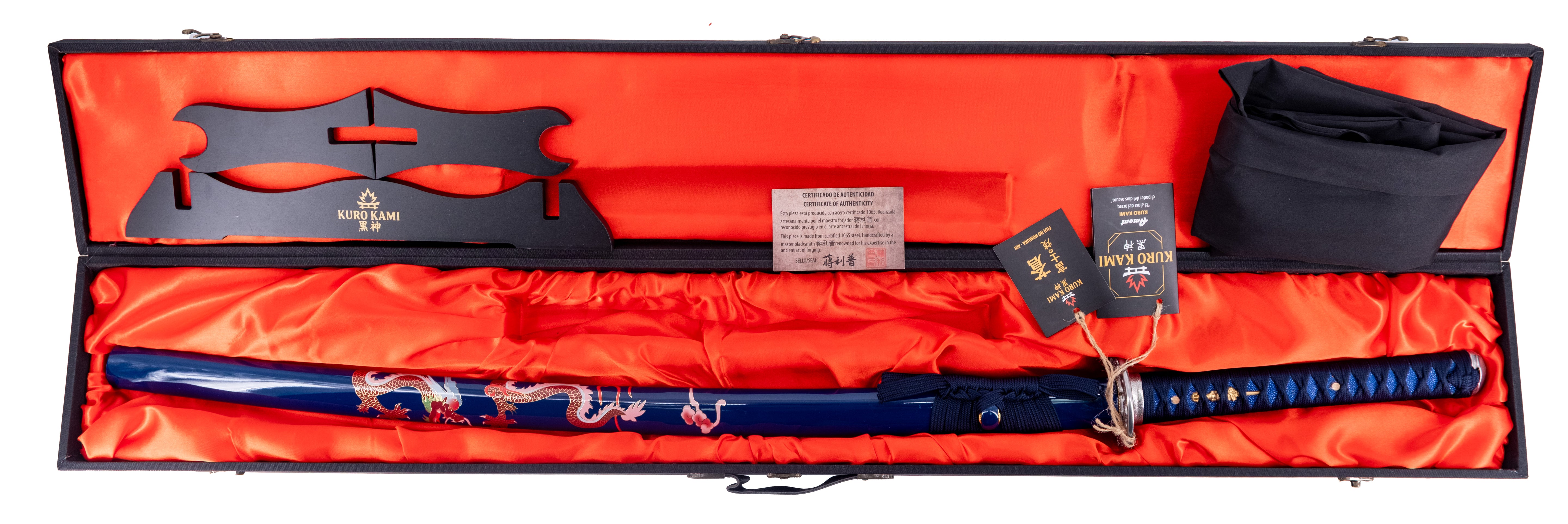 Katana Funcional KURO KAMI «Fuji No Homura» Damasco - Varios Modelos