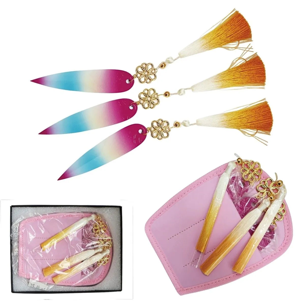 Set Decorativo de 3 Cuchillos Lanzadores de Zoey Huntrix