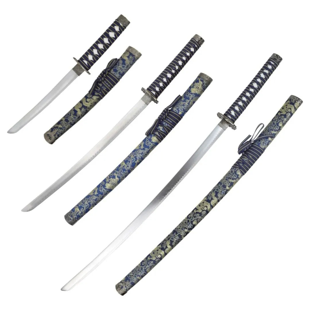 Set Ornamental Katana-Wakizashi-Tanto
