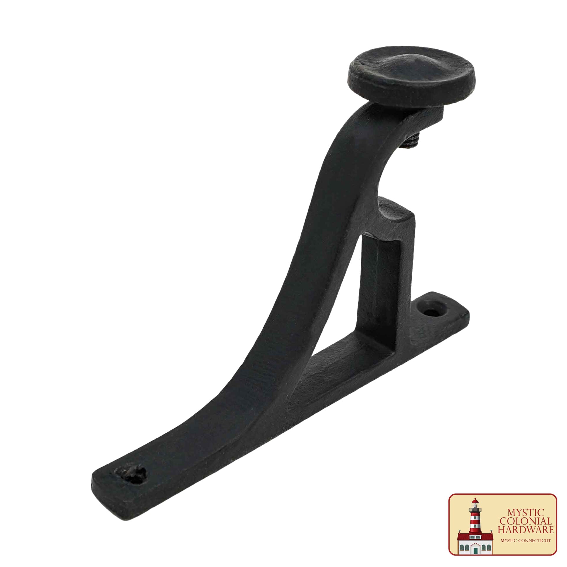 Soportes de Barra de Cortina Ajustables Góticos de Alta Resistencia - Soportes de Barra de Cortina de Montaje en Pared Verticales Negros para Persianas y Ventanas - Imagen 5