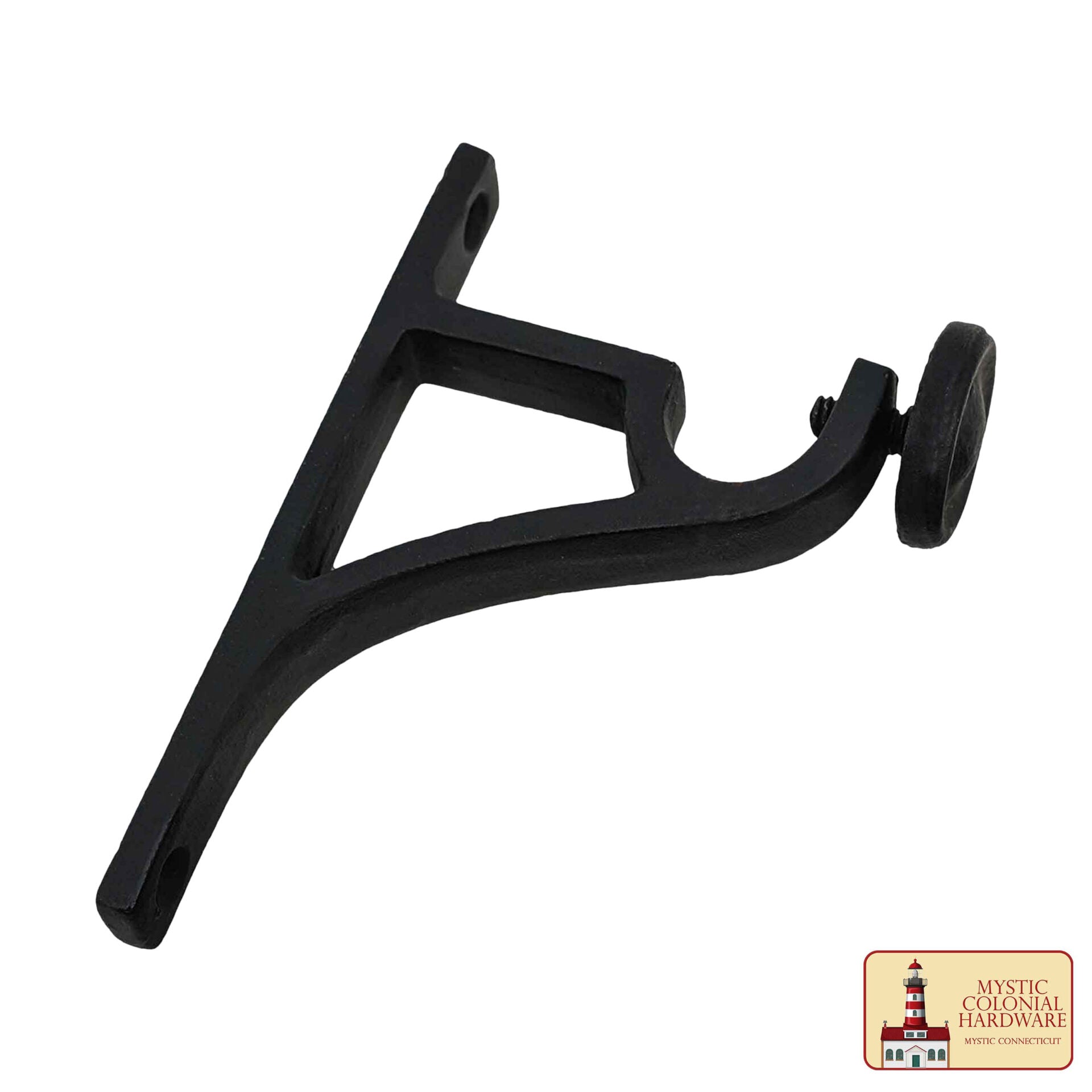 Soportes de Barra de Cortina Ajustables Góticos de Alta Resistencia - Soportes de Barra de Cortina de Montaje en Pared Verticales Negros para Persianas y Ventanas - Imagen 6