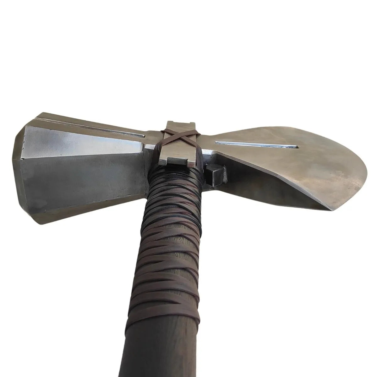 Stormbreaker o hacha de Thor de metal, funcional afilada o sin afilar