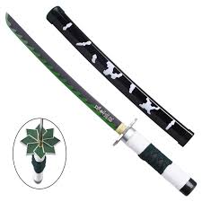 Imagen de Tanto o mini katana de Shinazugawa Sanemi de Kimetsu no Yaiba o Demon Slayer S0287 parte de nuestra colección en Espadas y más, sitio oficial.