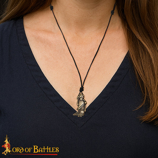 Collar de Latón - Colgante Valquiria Vikinga - Imagen 2