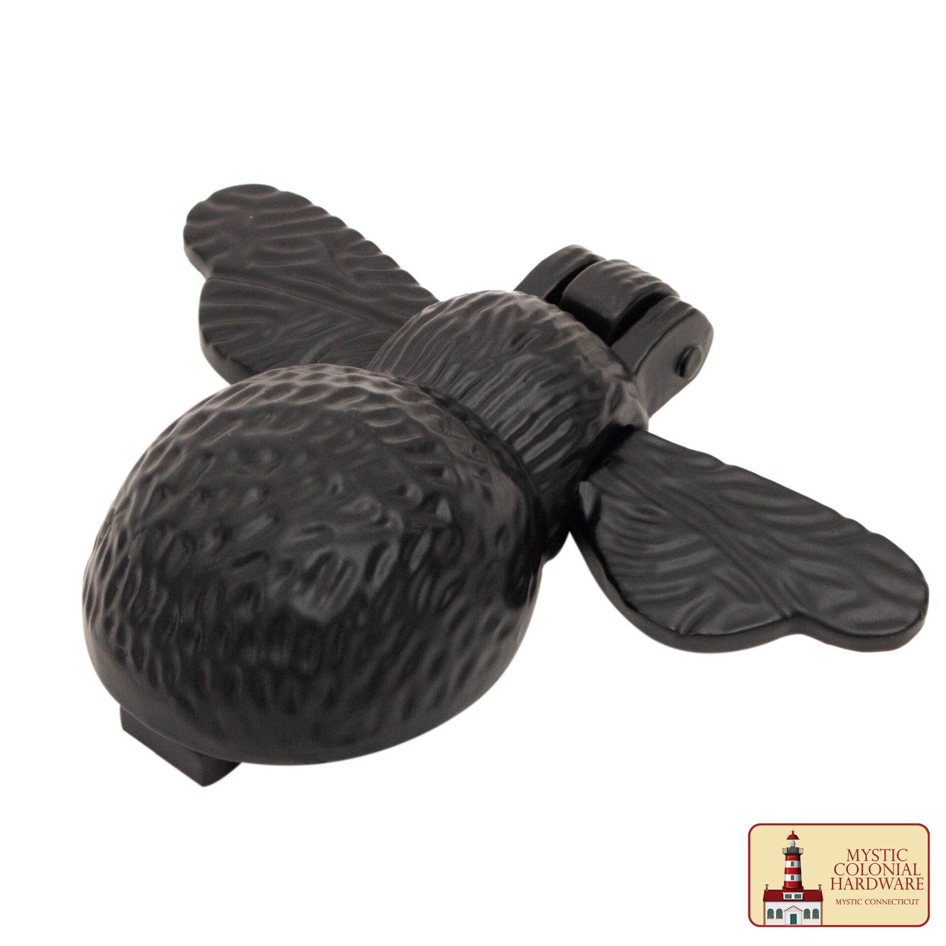 Abejorro Rústico de Hierro Fundido: Ideal para Ambientes Victorianos, Coloniales, Retro, Steampunk, Góticos, Barrocos y Medievales, (10,3x12,2) Cm - Imagen 6