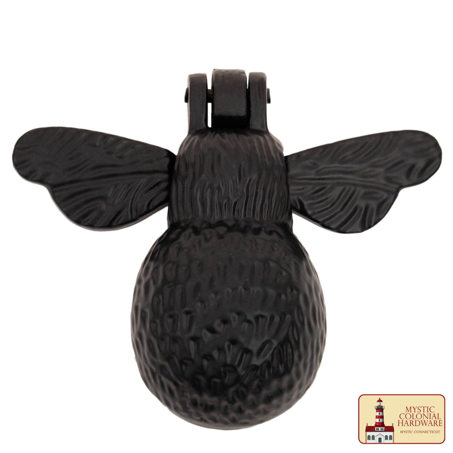 Abejorro Rústico de Hierro Fundido: Ideal para Ambientes Victorianos, Coloniales, Retro, Steampunk, Góticos, Barrocos y Medievales, (10,3x12,2) Cm - Imagen 1