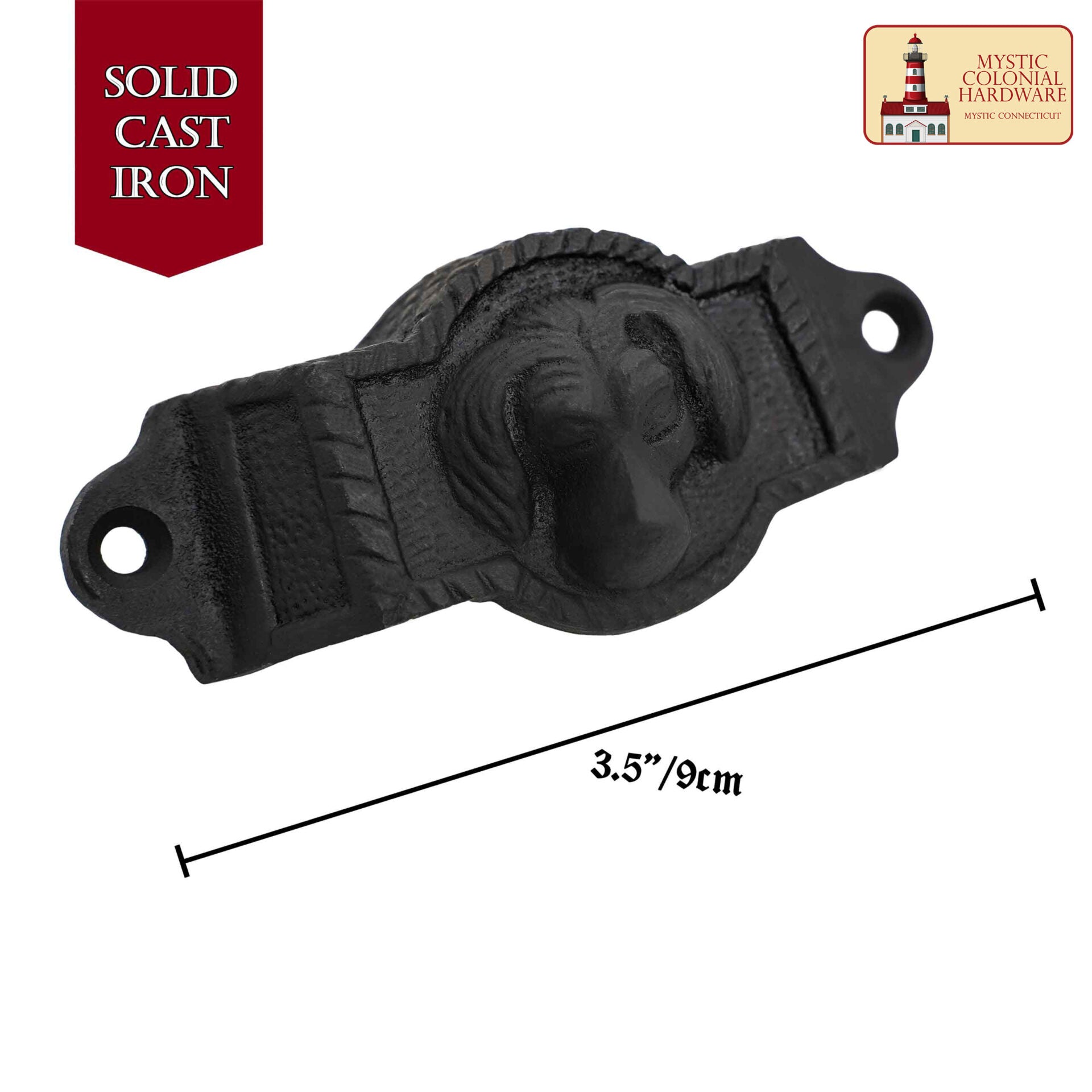 Pack 4 Tiradores de Cajón Negro Plano Tiradores de Taza de Gabinete Herrajes de Cocina Tiradores de Gabinete Negro Mate Tiradores de Cajón - Imagen 3