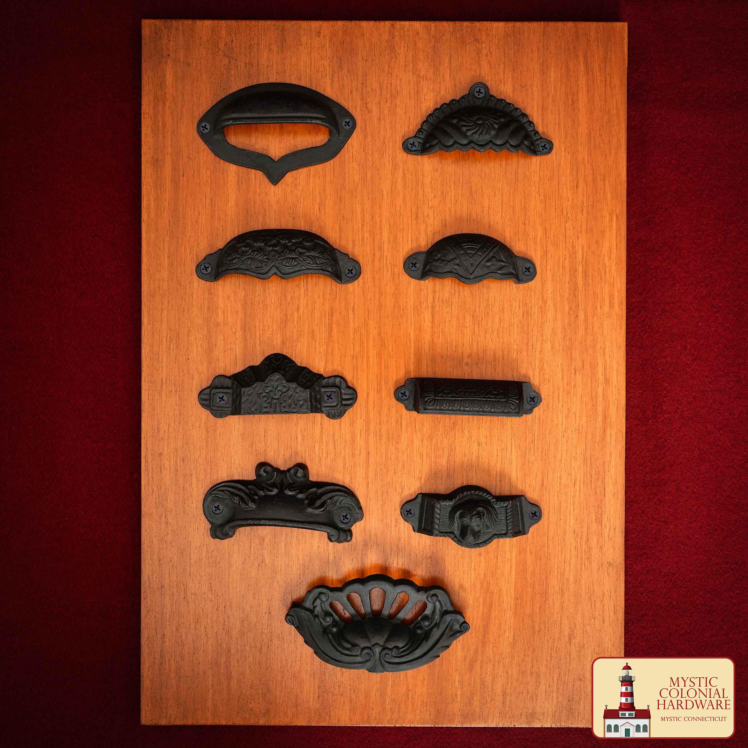 Juego de 4 Tiradores de Hierro Fundido Rústico: Ideal para Ambientes Victorianos, Coloniales, Retro, Steampunk, Góticos, Barrocos y Medievales, (9.6x5.4) Cm - Imagen 6