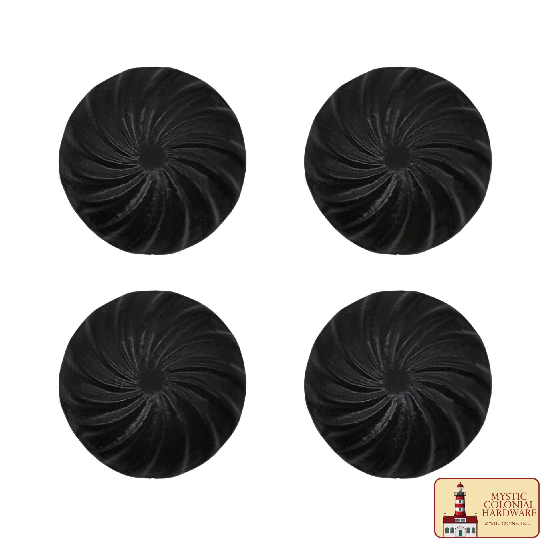 Tirador de Pomo de Armario de Hierro Forjado a Mano - Lote de 4 - Imagen 4