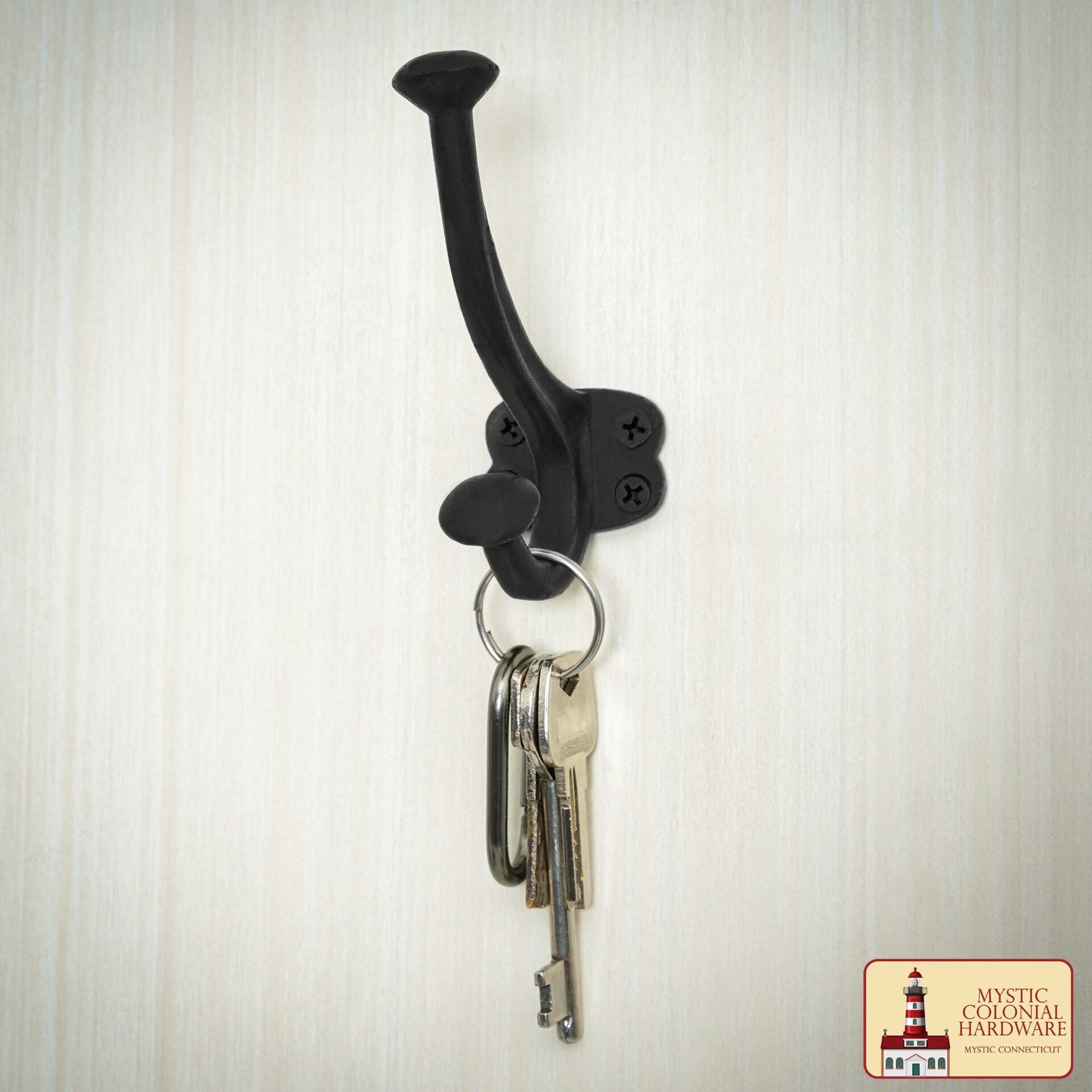 Ganchos de Pared Rústicos de Hierro Fundido : Ideales para Ambientes Victorianos, Coloniales, Retro, Steampunk, Góticos y Barrocos ( 11 X 3.8 ) Cm - Imagen 6