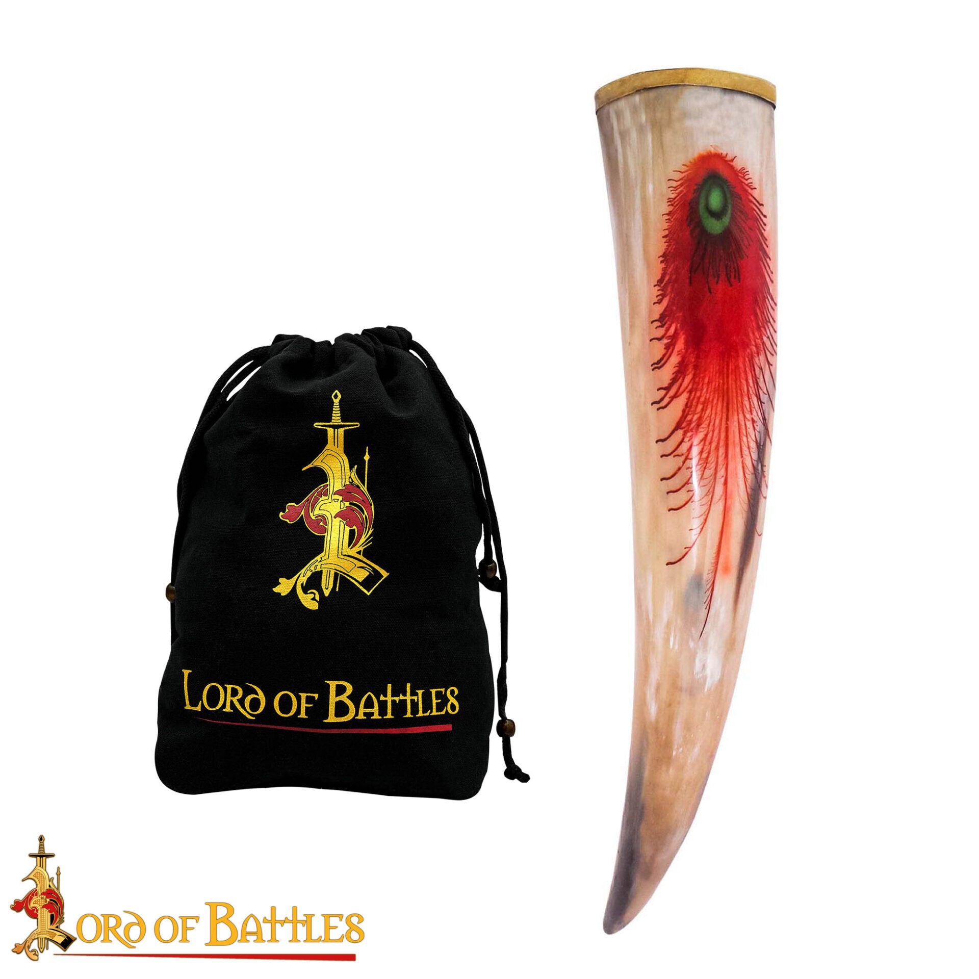 Auténtico Cuerno de Buey para Beber 400 - 500 Ml Elaborado Artesanalmente con Auténtico Cuerno de Buey - Imagen 4