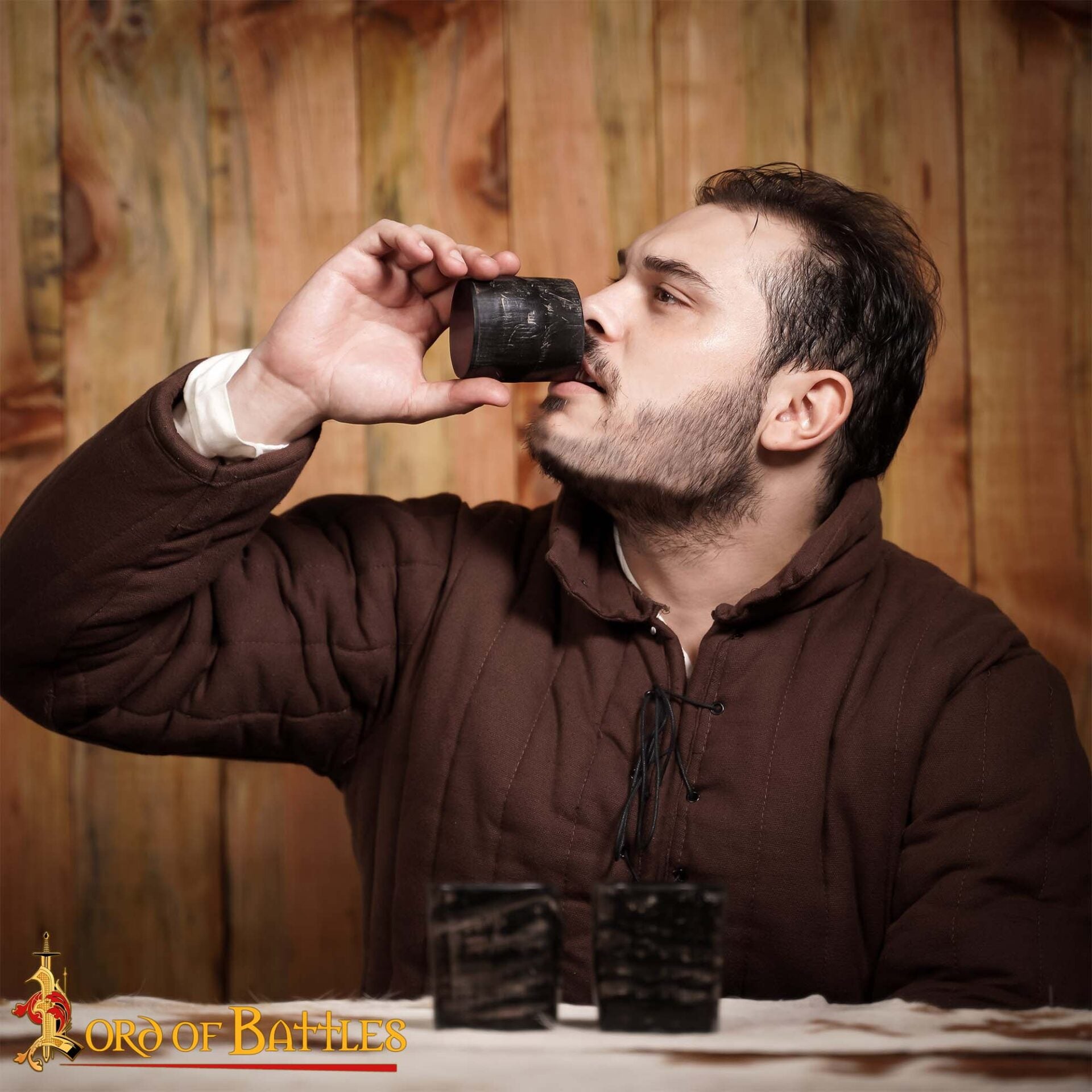 Juego de Vasos de Chupito de Cuerno Vikingo - Cuerno de Búfalo Pulido (6 Piezas, ~68 Ml) - Imagen 13