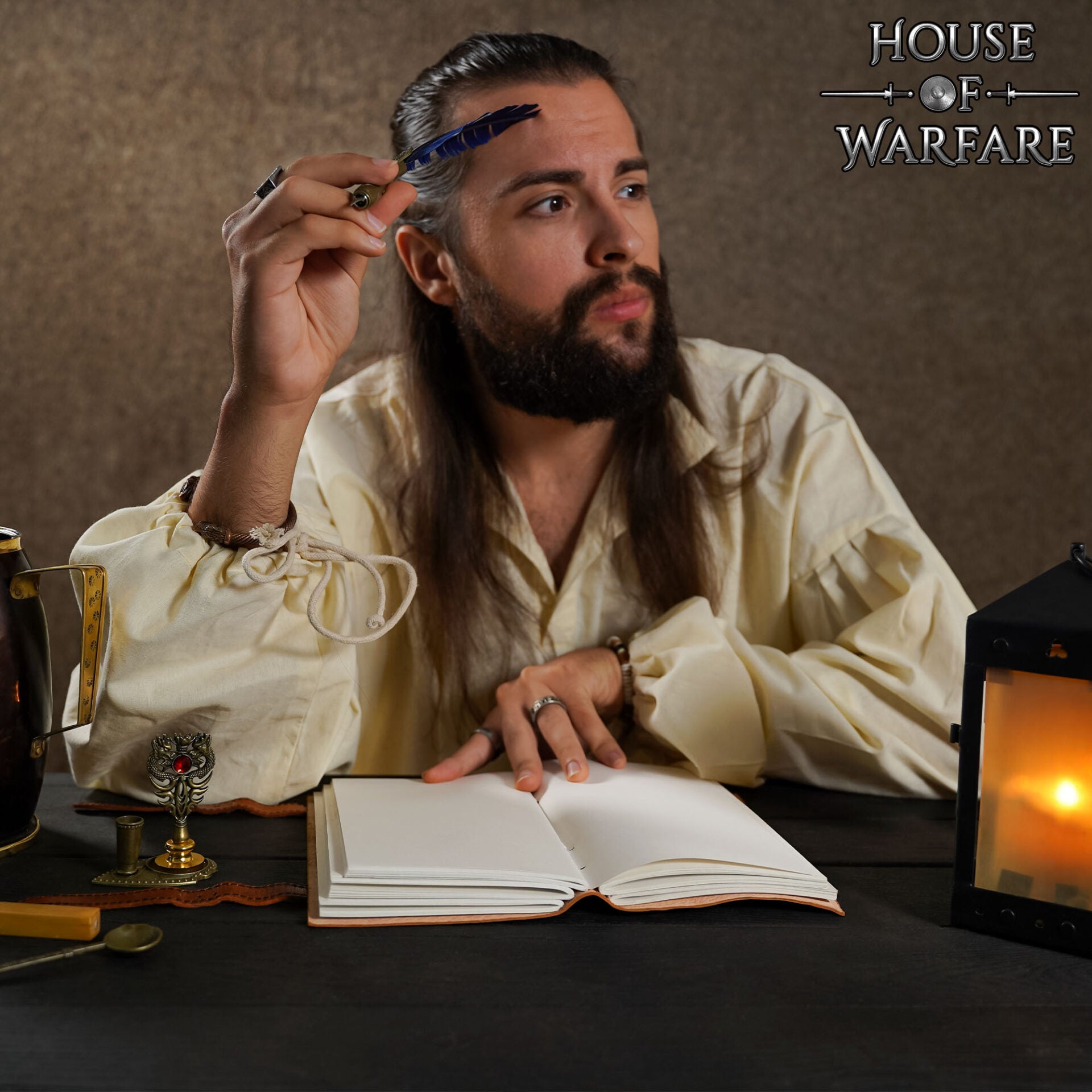 Diario Medieval de Piel con Emblema de Dragón y Cierre de Doble Correa - Imagen 5