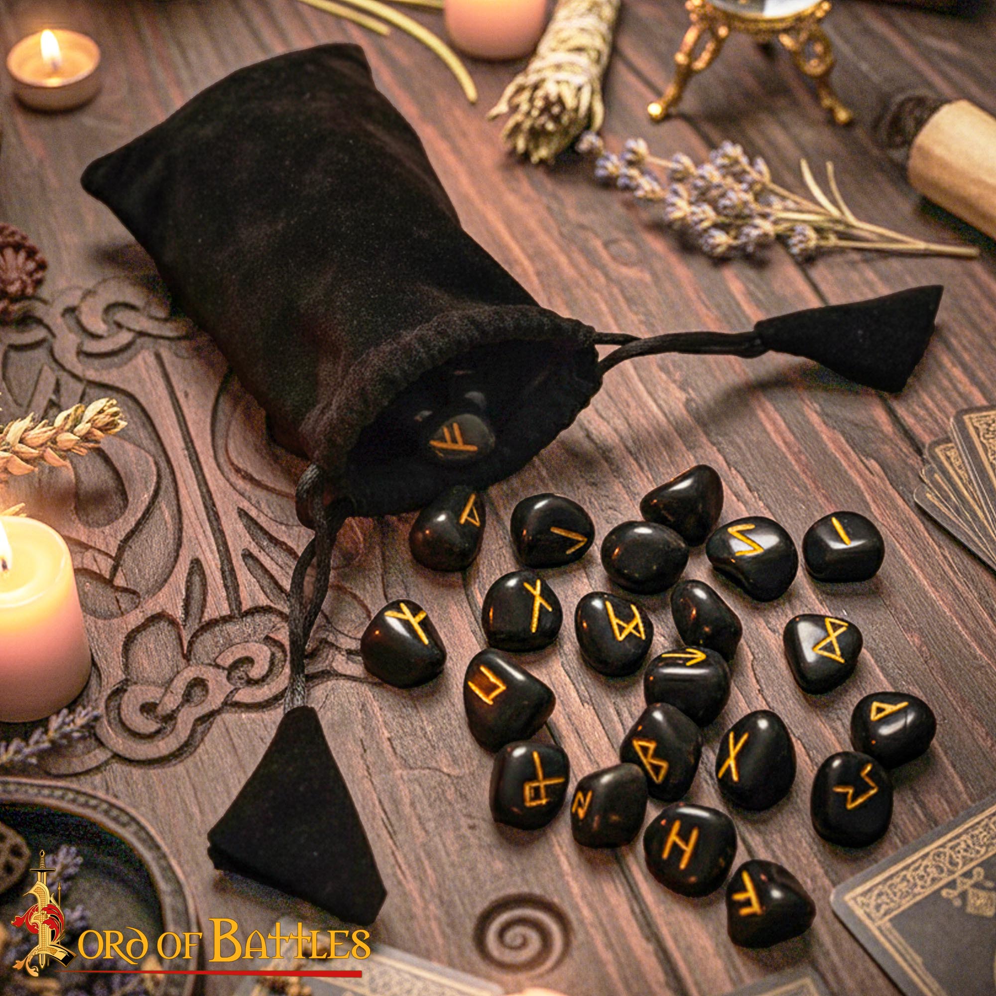 Set de Piedras Rúnicas Vikingas - Imagen 5