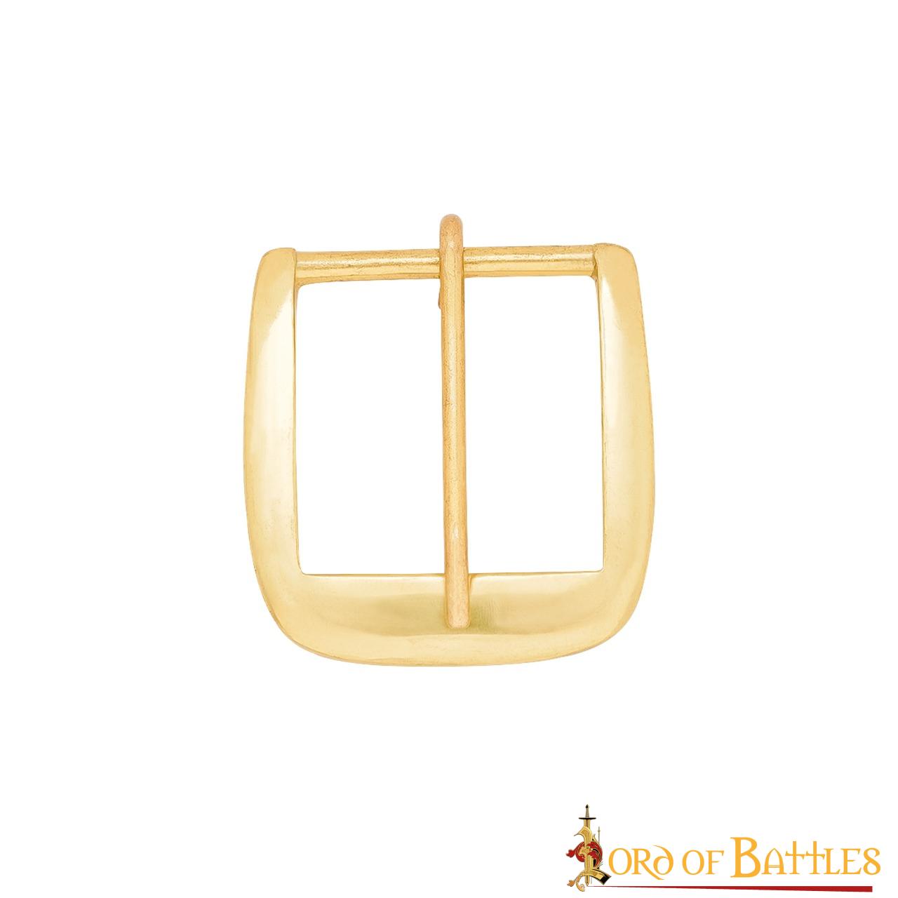 Hebilla Medieval de Latón para Cinturón - Marco Ancho para Marroquinería Histórica - Imagen 13