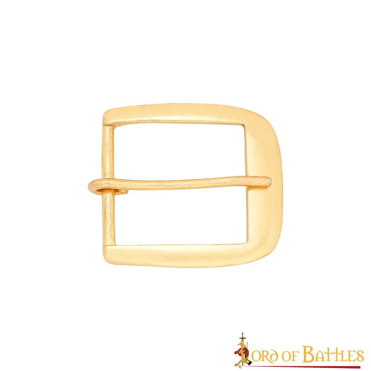 Hebilla Medieval de Latón para Cinturón - Marco Ancho para Marroquinería Histórica - Imagen 12