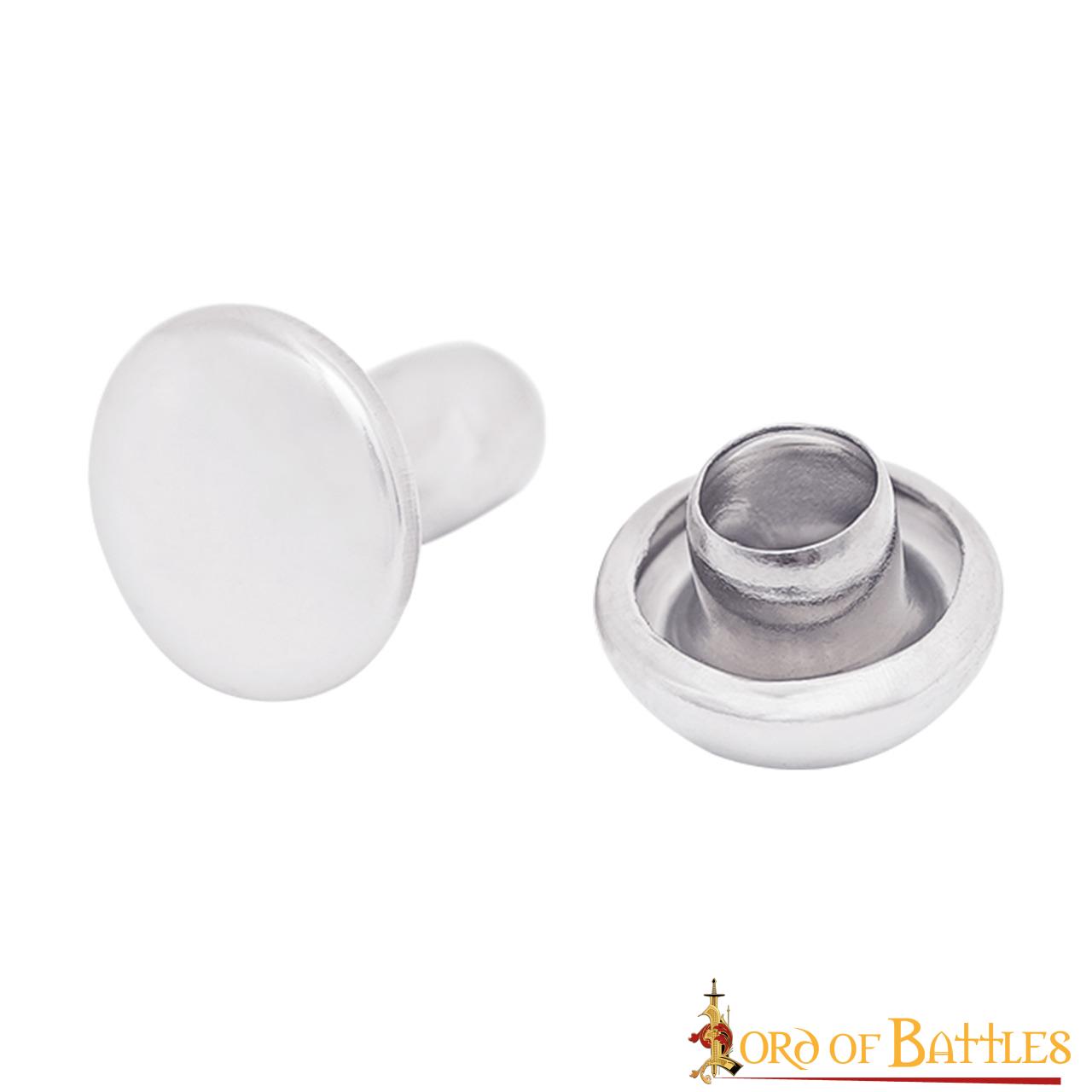 Juego de 50 Botones Tich de Acero de 7 Mm - Imagen 2