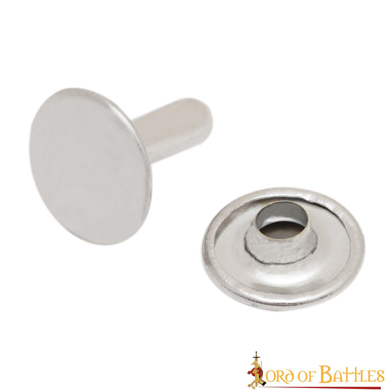 Juego de 50 Botones Tich de Acero de 10 Mm - Imagen 2