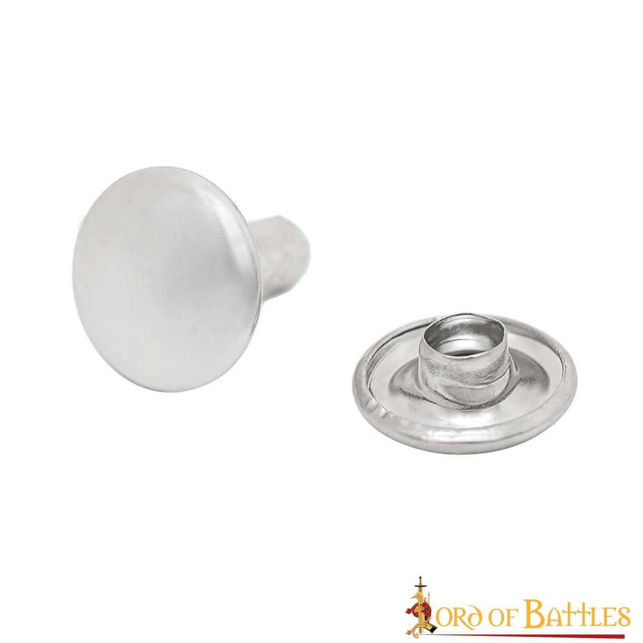 Juego de 50 Botones de Acero Tich de 8 Mm - Imagen 2